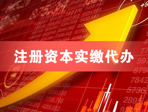 大丰注册资本实缴代办